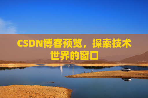CSDN博客预览,探索技术世界的窗口